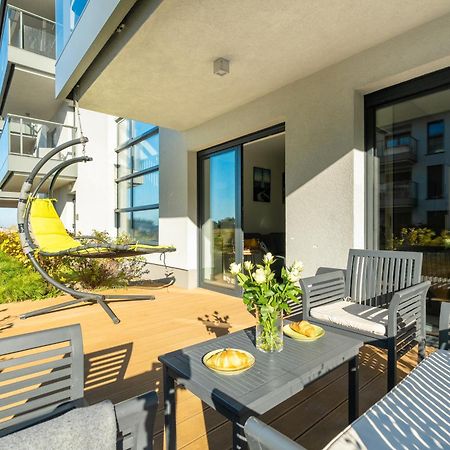 Ferienwohnung Opal Parter Z Widokiem Na Morze W Gardenia Dziwnów Exterior foto