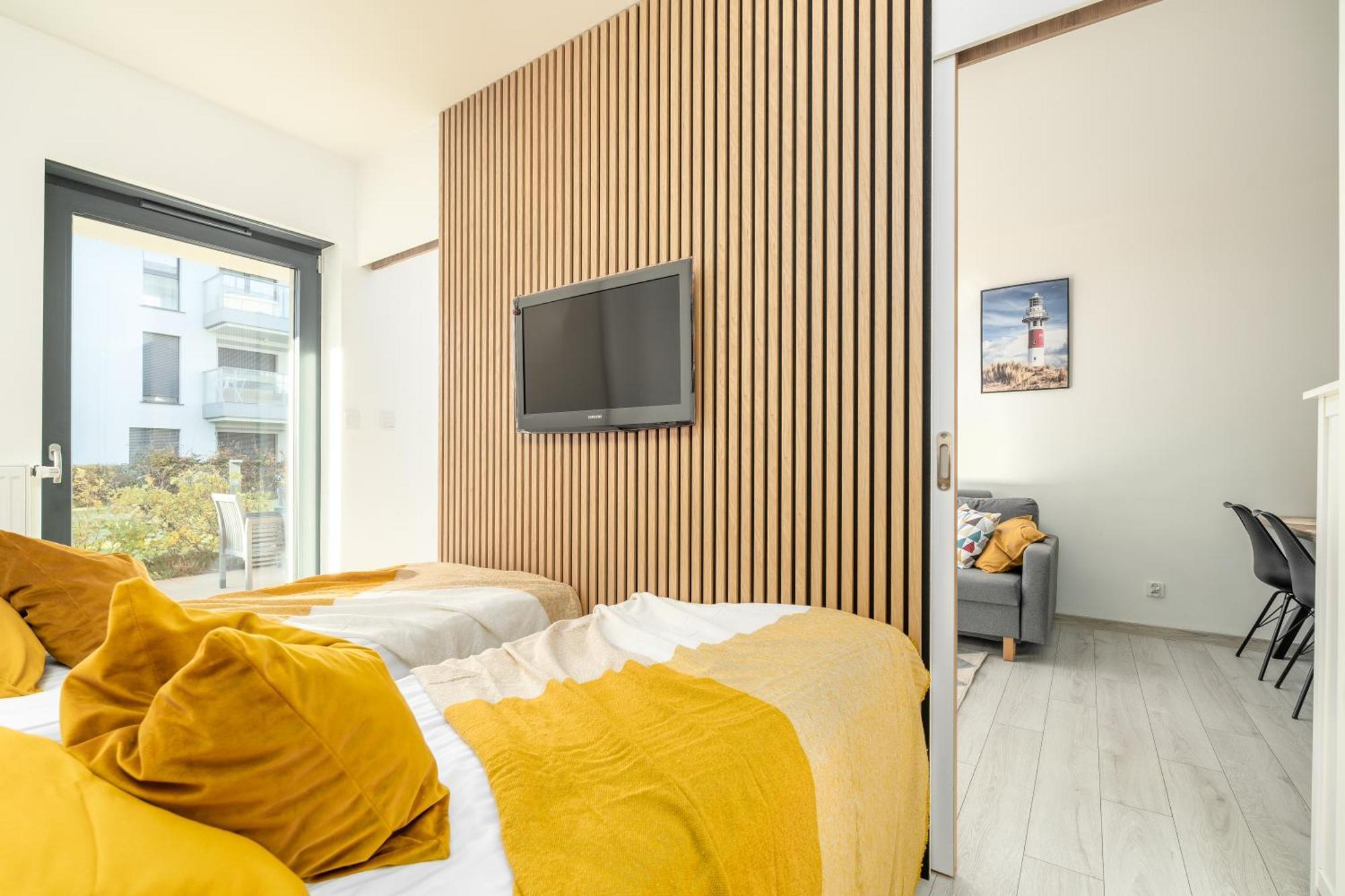 Ferienwohnung Opal Parter Z Widokiem Na Morze W Gardenia Dziwnów Exterior foto