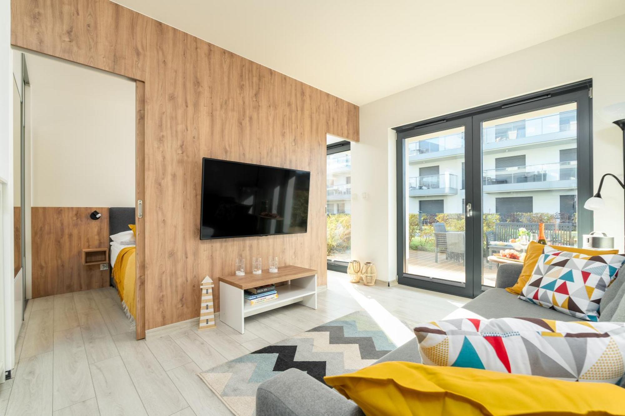 Ferienwohnung Opal Parter Z Widokiem Na Morze W Gardenia Dziwnów Exterior foto