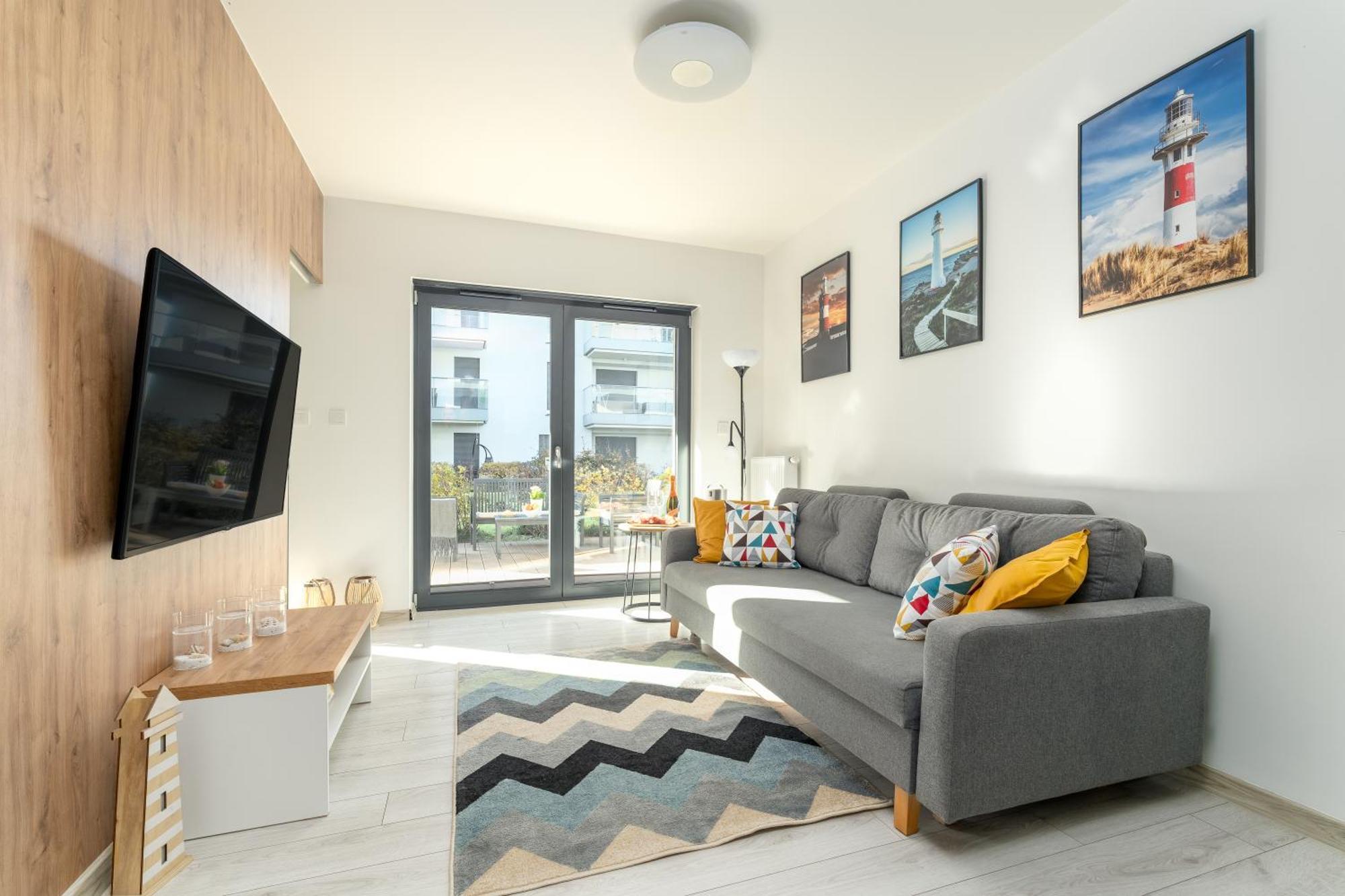 Ferienwohnung Opal Parter Z Widokiem Na Morze W Gardenia Dziwnów Exterior foto