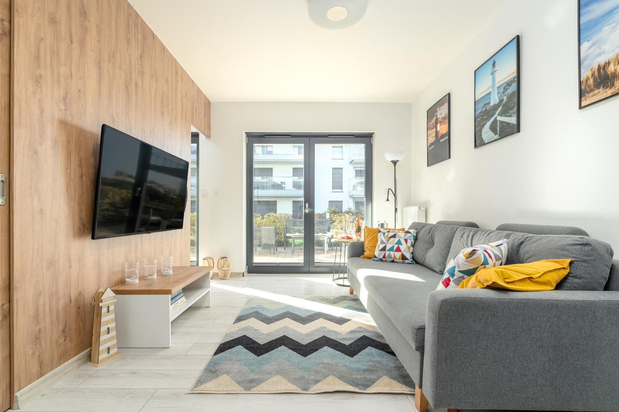 Ferienwohnung Opal Parter Z Widokiem Na Morze W Gardenia Dziwnów Exterior foto