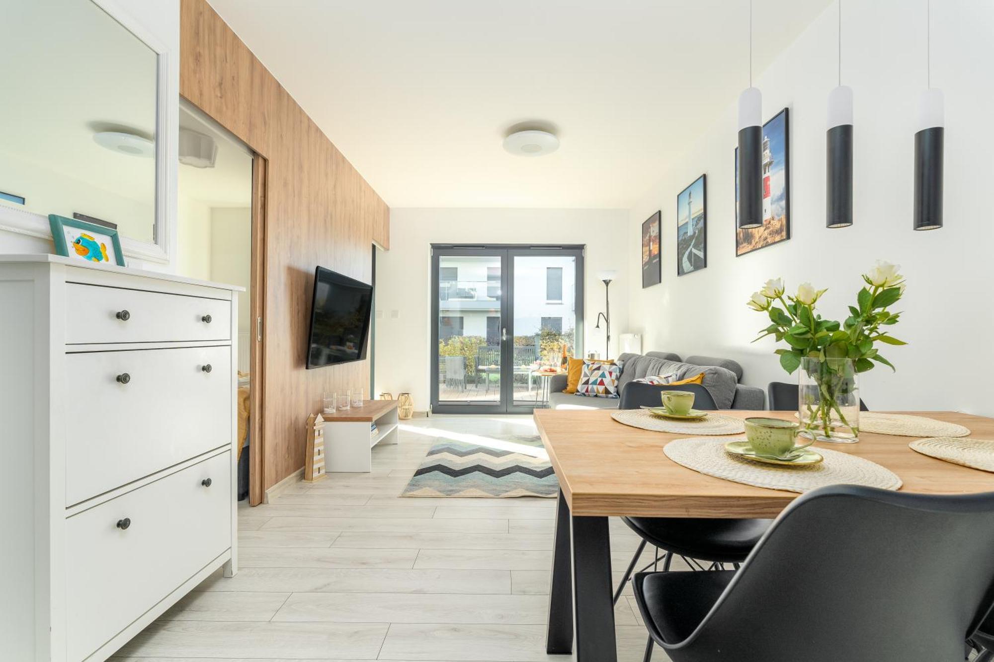 Ferienwohnung Opal Parter Z Widokiem Na Morze W Gardenia Dziwnów Exterior foto