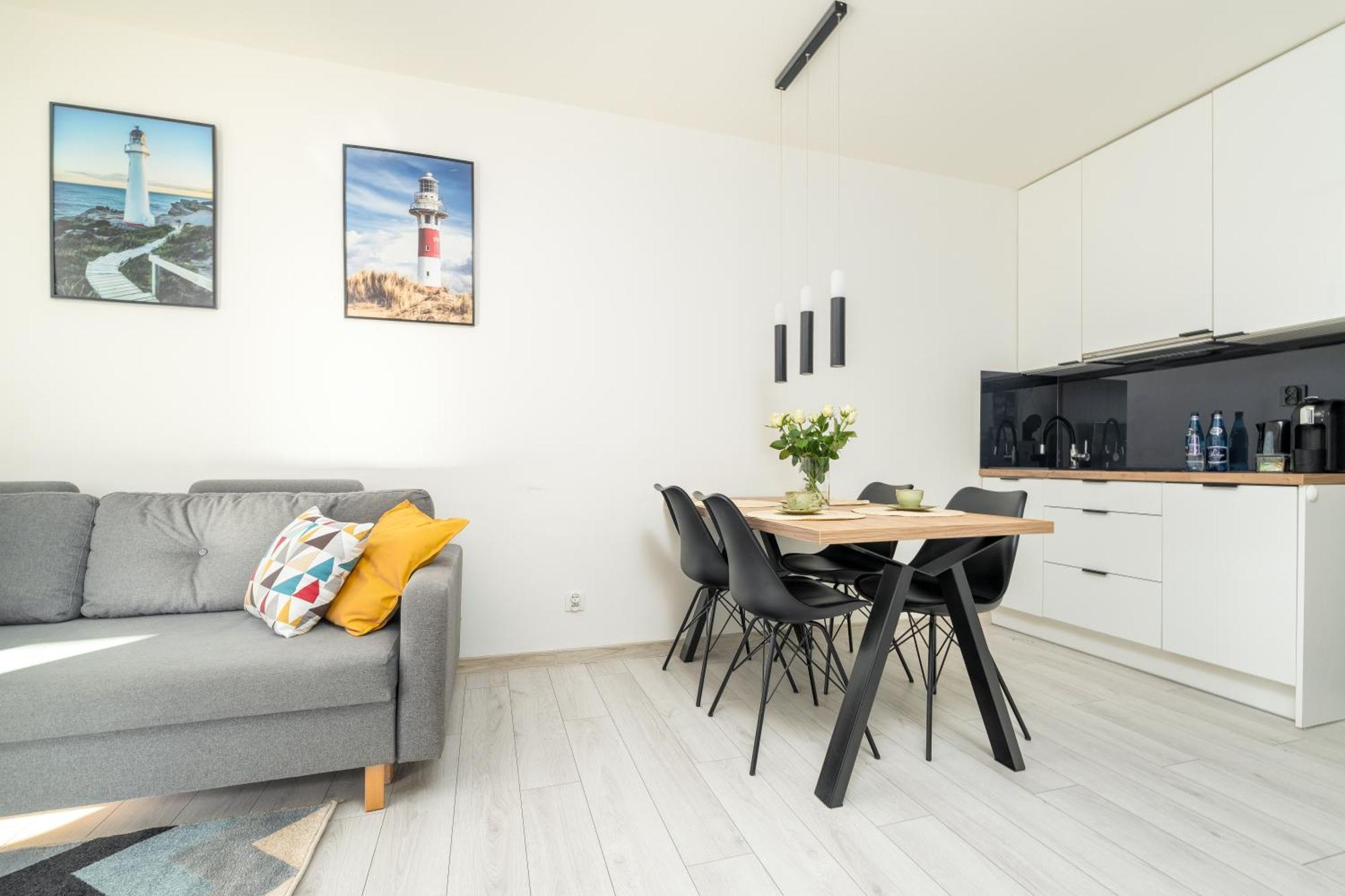 Ferienwohnung Opal Parter Z Widokiem Na Morze W Gardenia Dziwnów Exterior foto